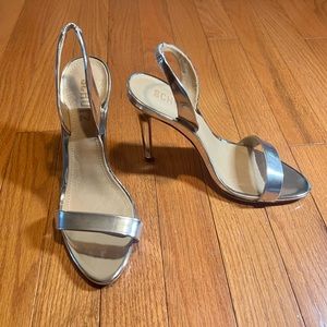 Schutz silver sandals